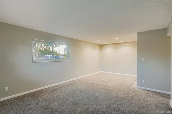 a view of room with window