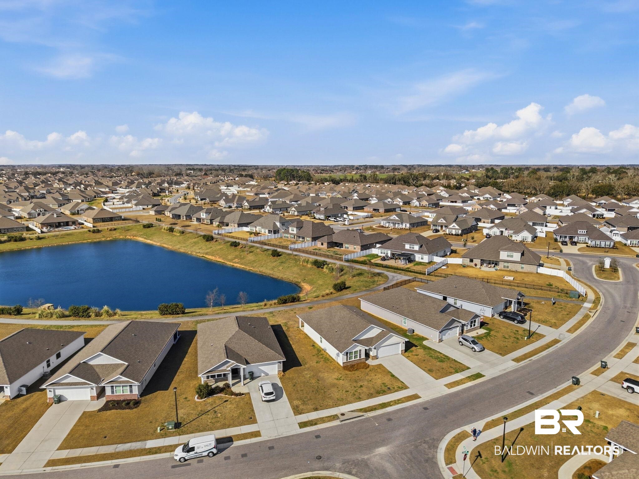 23952 Citation Loop Daphne, AL 36526 - Photo 69 of 69 Aerial view of residential area featuring a large body of water