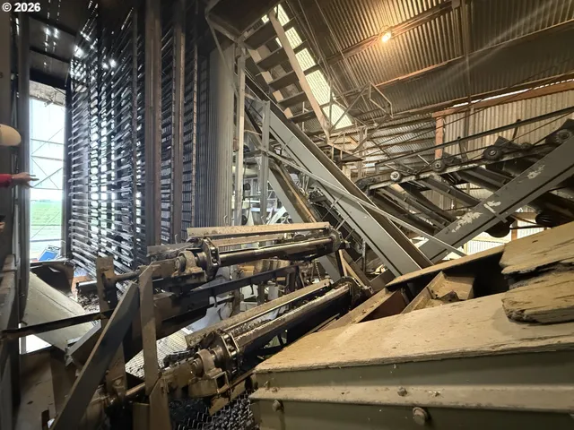 a view of street and electric pole