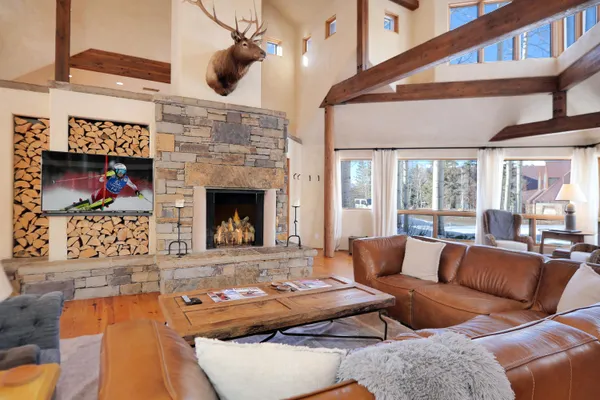 a view of a city with lots of trees