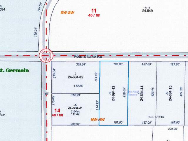 Lot 3 Found Lake Road St. Germain, WI 54558 - Photo 1 of 1 Gallery Image 1