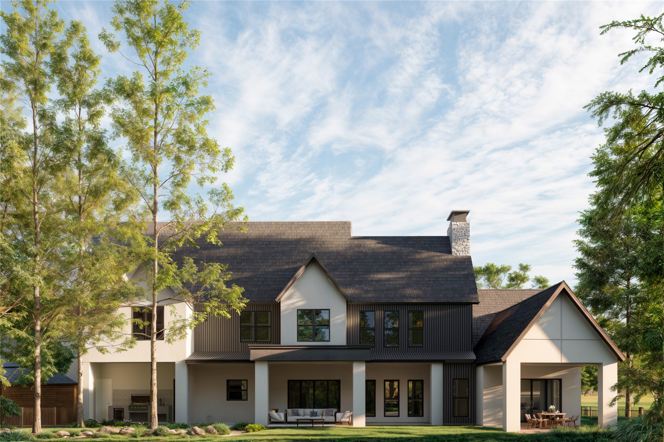 2518 Southline Road Conroe, TX 77384 - Photo 15 of 17 a front view of a house with a garden
