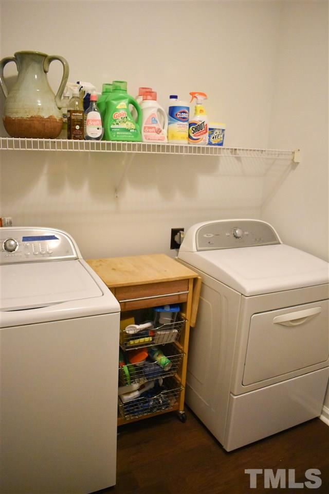 3417 Tunas Street Raleigh, NC 27616 - Photo 17 of 30 a utility room with dryer and washer