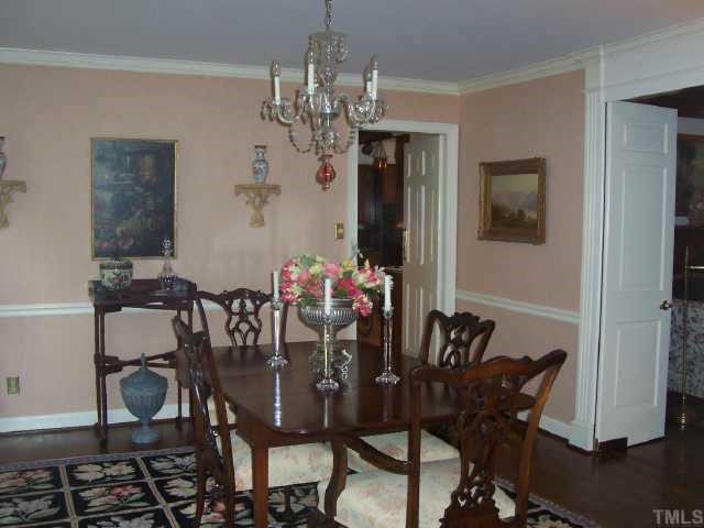 3822 Regent Road Durham, NC 27707 - Photo 3 of 10 Formal Dining Room off Foyer