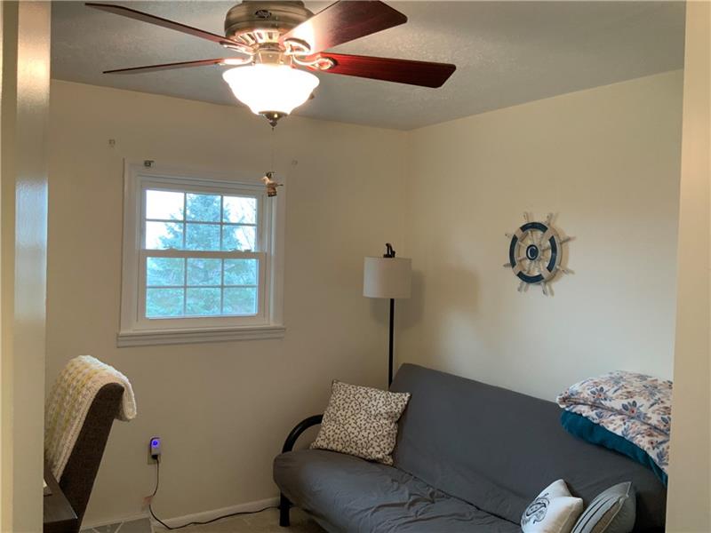274 Malone Ridge Road Washington, PA 15301 - Photo 19 of 25 Third Bedroom With Ceiling Fan