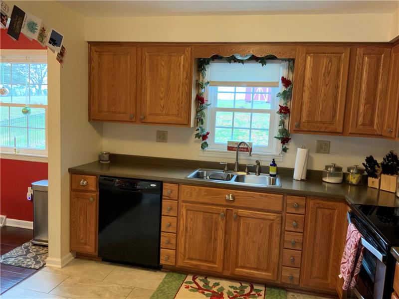 274 Malone Ridge Road Washington, PA 15301 - Photo 8 of 25 Kitchen with Window Facing Rear Yard
