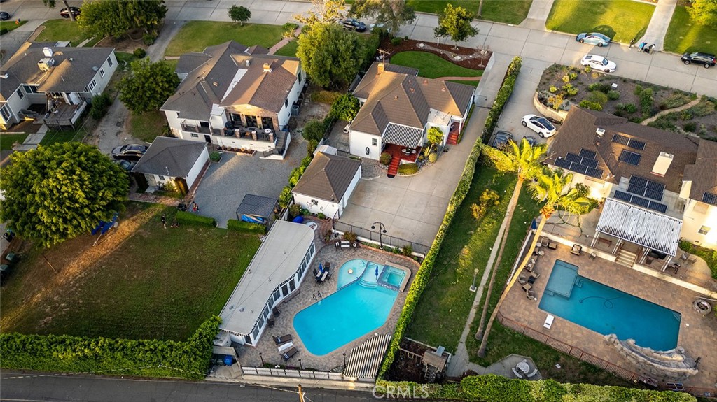 5487 Cadbury Road Whittier, CA 90601 - Photo 61 of 73 an aerial view of residential houses with outdoor space