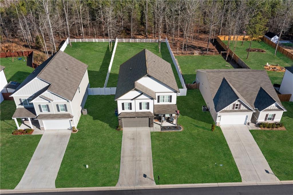102 Royal Oak Drive Northeast Rome, GA 30165 - Photo 41 of 41 an aerial view of a house with swimming pool garden and patio