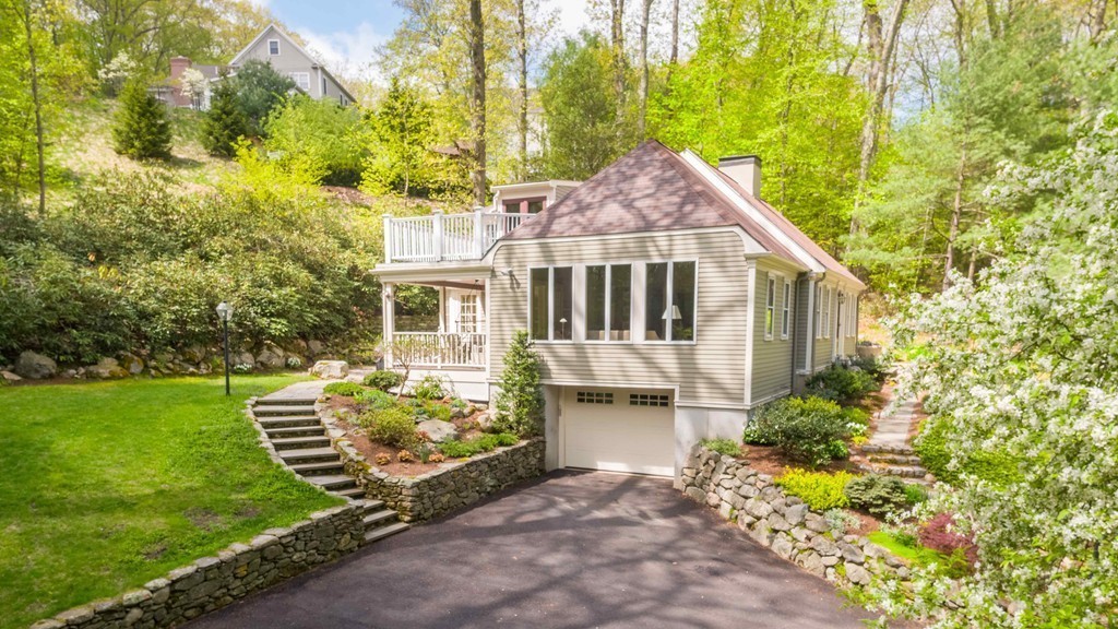 32 Cunningham Road Wellesley, MA 02481 - Photo 23 of 30 a view of a house with backyard