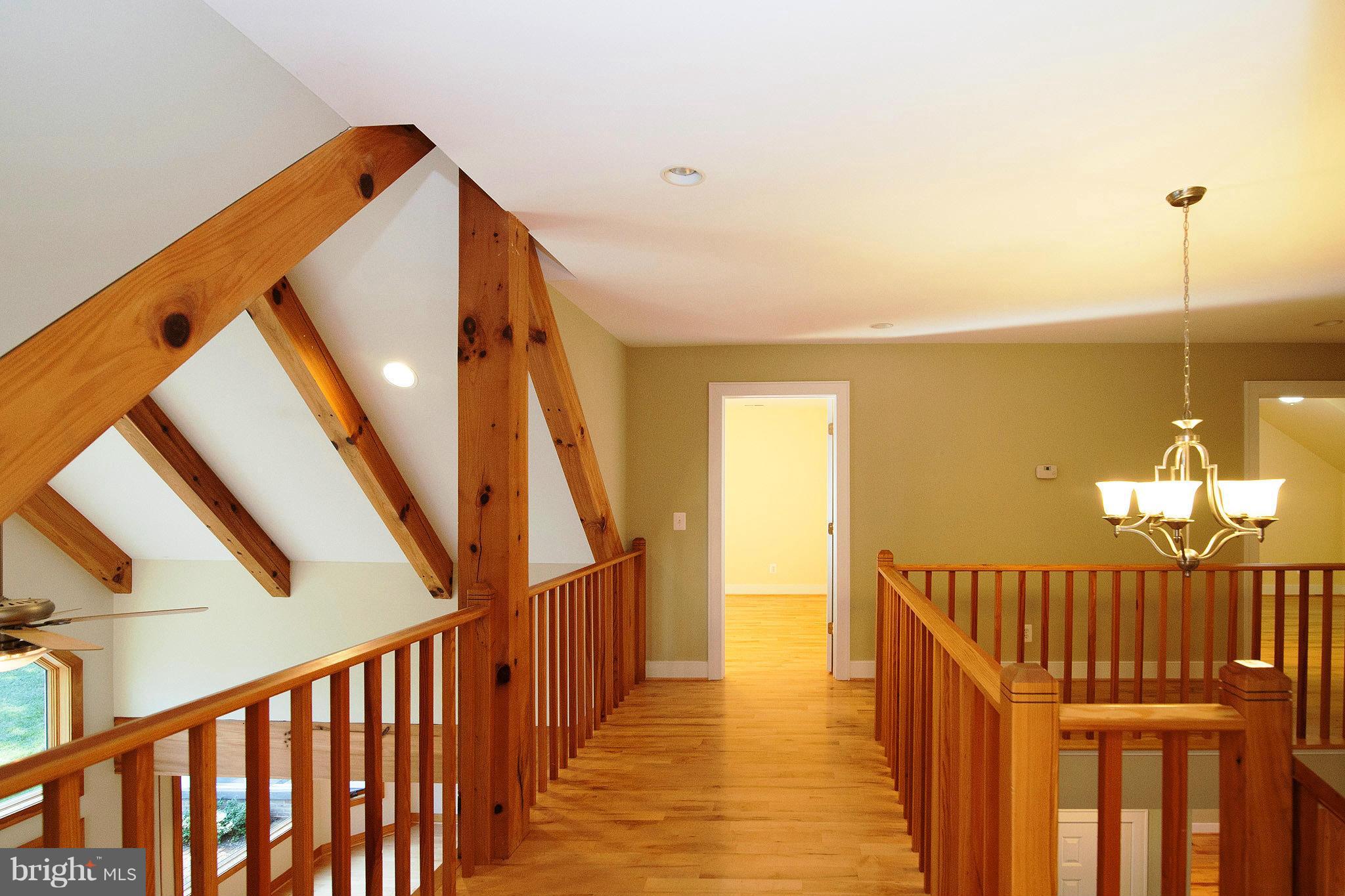 39436 Rodeffer Road Lovettsville, VA 20180 - Photo 15 of 30 Open Upstairs Hall w/Beautiful Beams