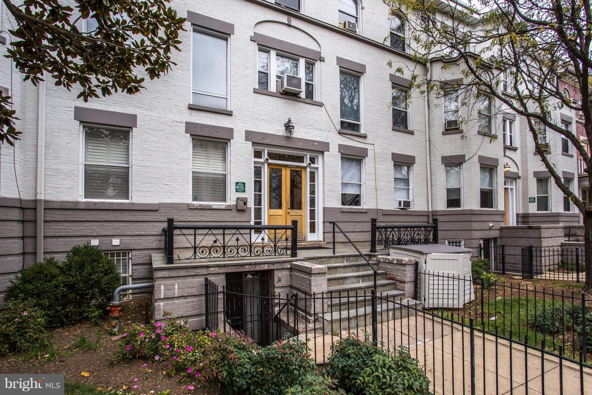 1523 Park Road Northwest, Unit 202 Washington, DC 20010 - Photo 13 of 13 front view of a building with a street