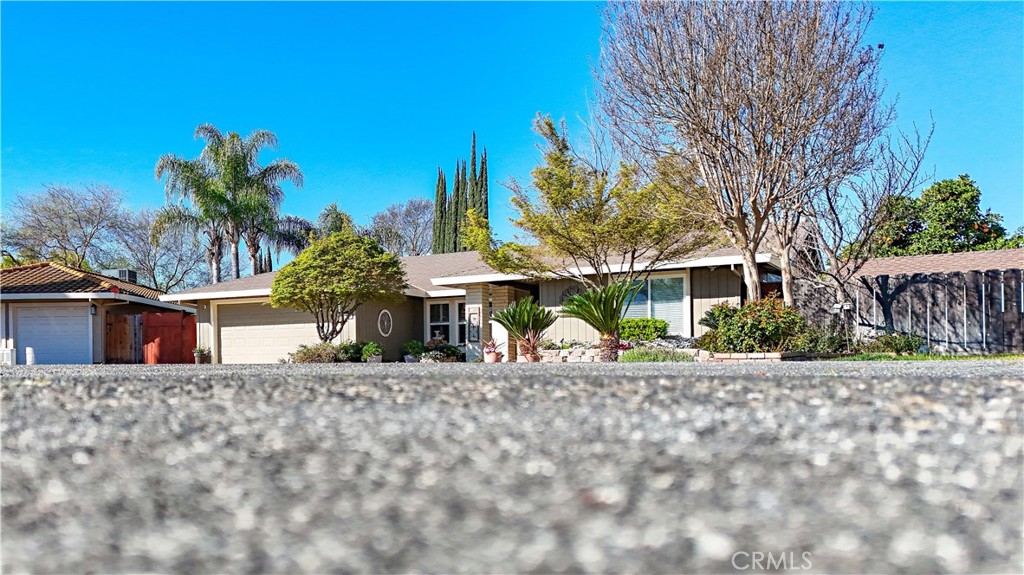 a view of a house with a patio