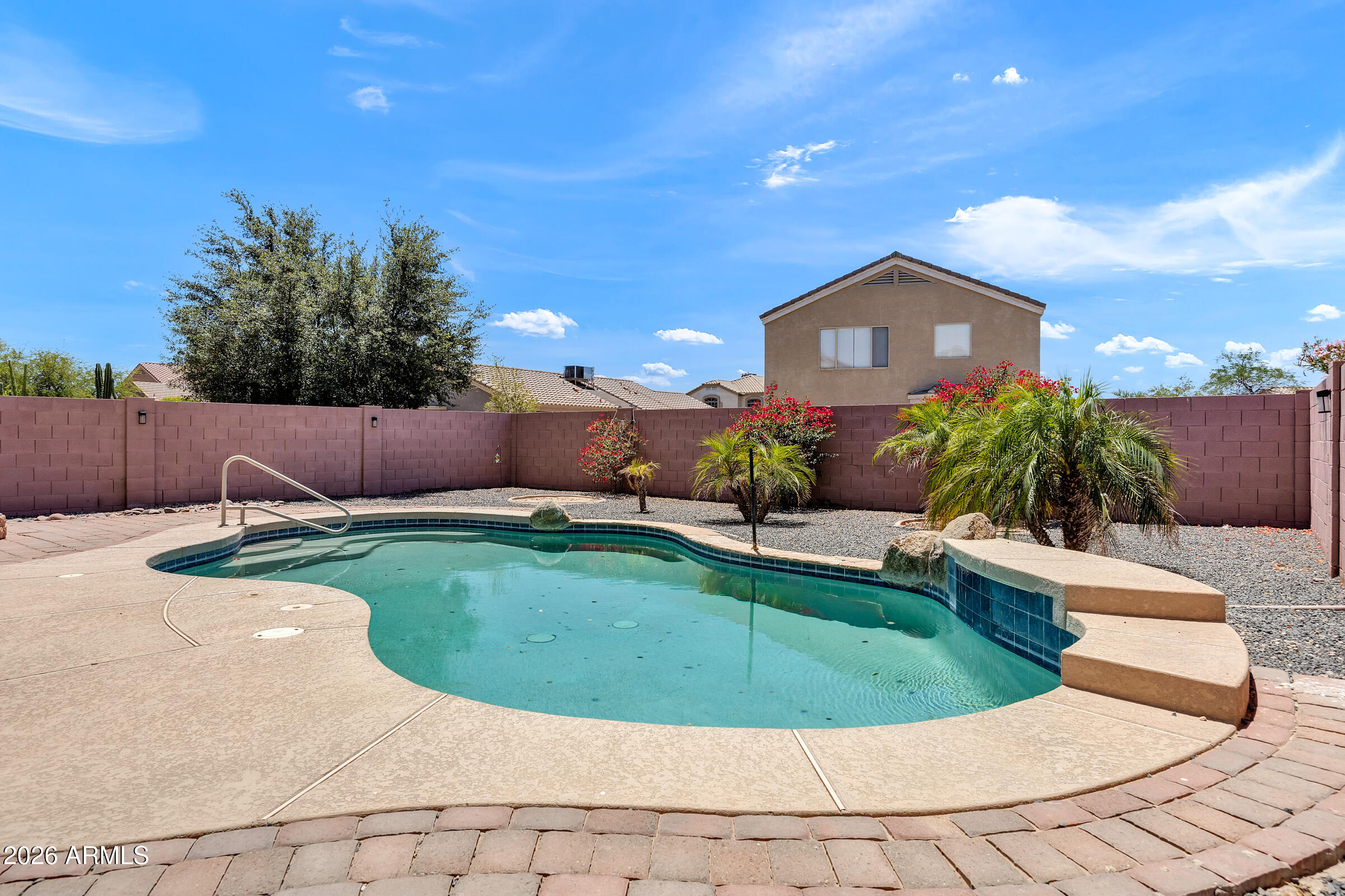 5725 East Good Pasture Lane Florence, AZ 85132 - Photo 37 of 40 a view of a backyard