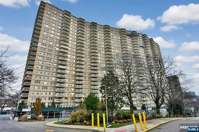 a front view of a building