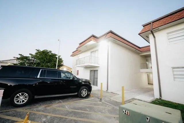 a view of a car garage