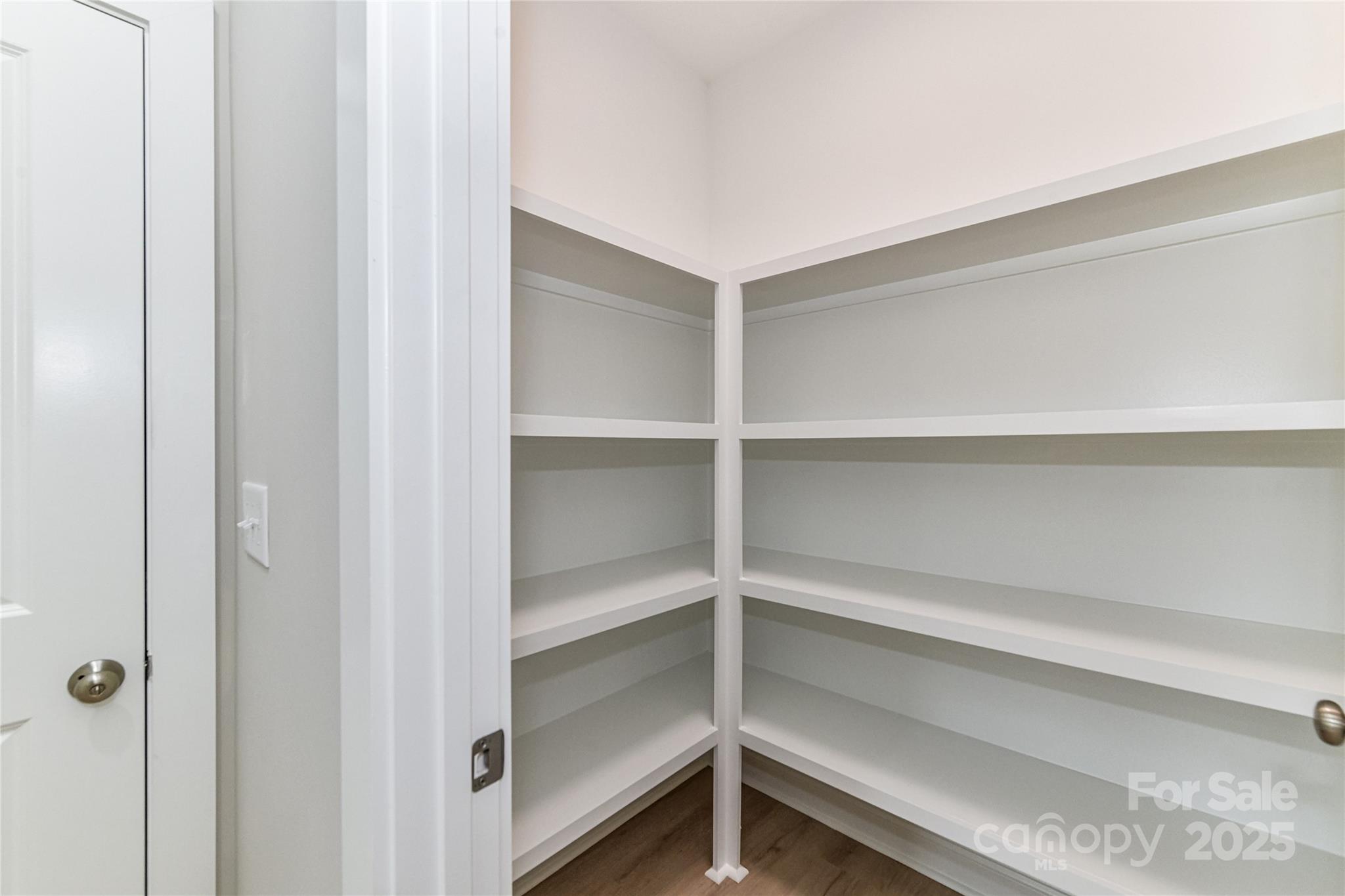 181 Lone Pine Road Statesville, NC 28625 - Photo 17 of 42 a view of walk in closet with empty racks