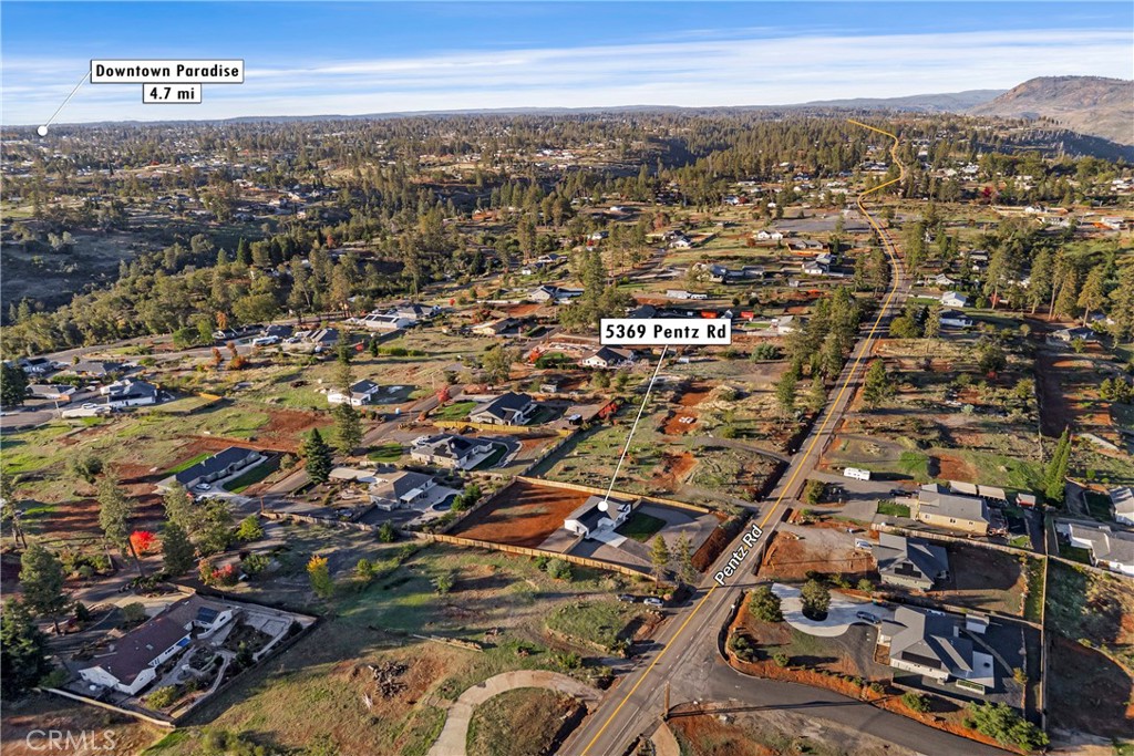 5369 Pentz Road Paradise, CA 95969 - Photo 39 of 42 an aerial view of multiple house