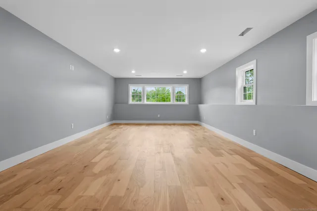 an empty room with window