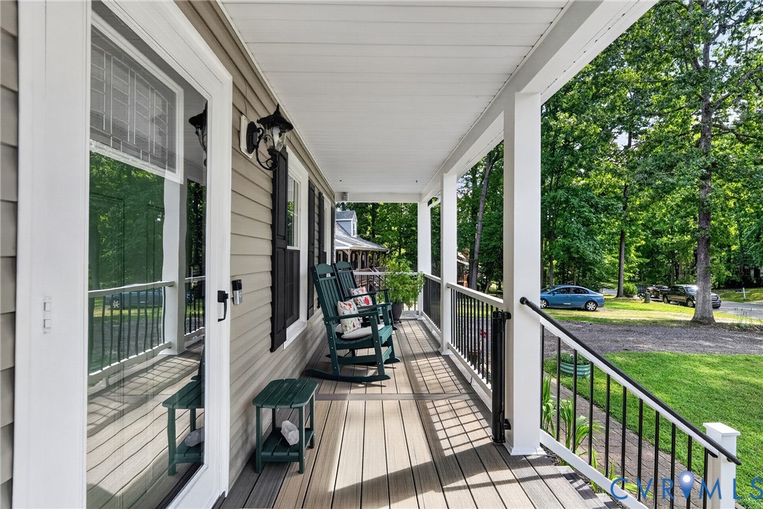 7248 Full Rack Drive Midlothian, VA 23112 - Photo 3 of 36 Covered front porch featuring composite decking, w