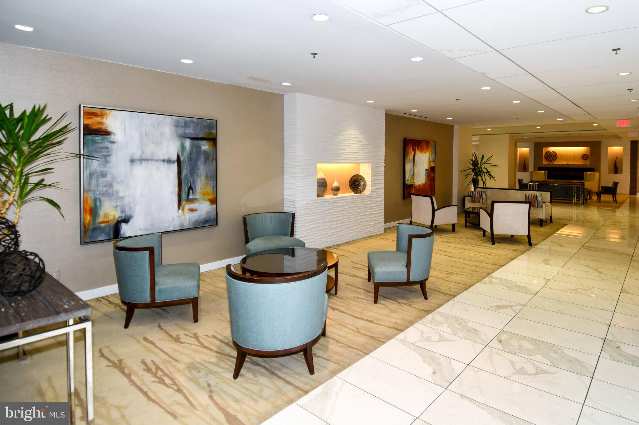 5101 River Road, Unit 712 Bethesda, MD 20816 - Photo 31 of 38 Modern elegance in a welcoming lobby.