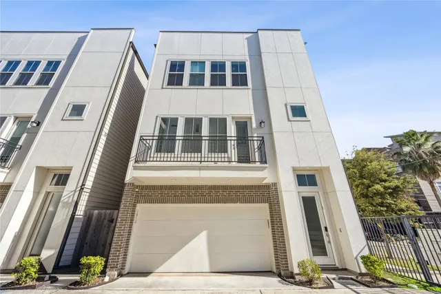 a front view of a building