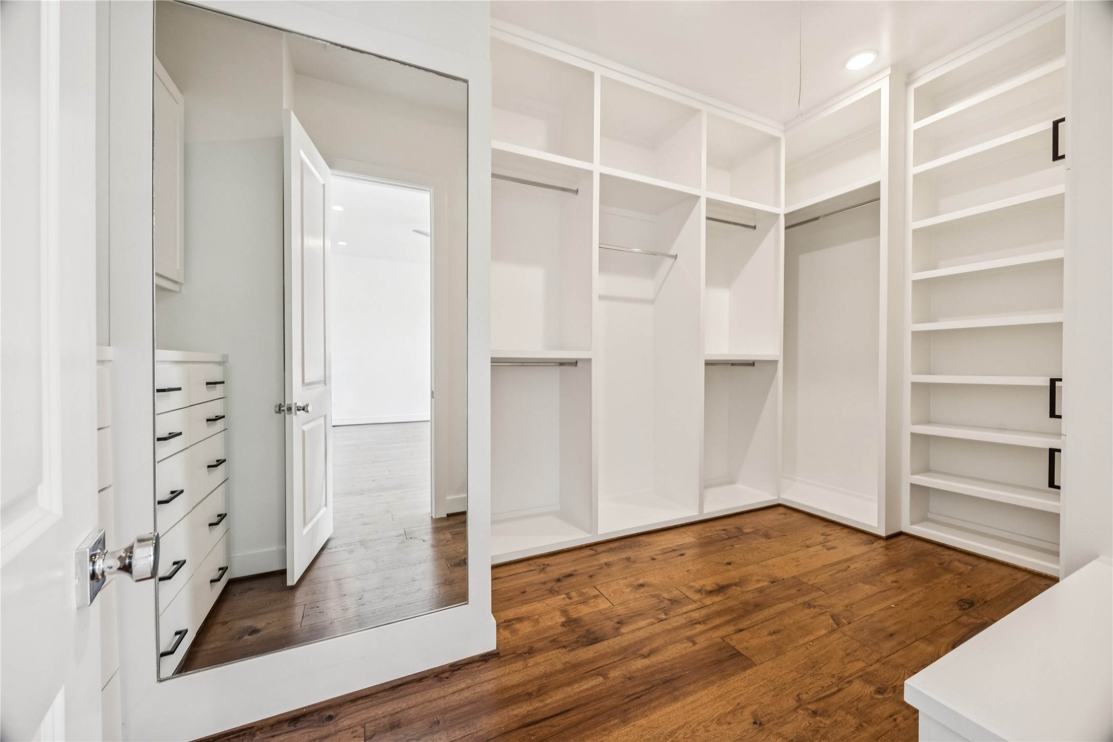 1812 West Webster Street Houston, TX 77019 - Photo 18 of 23 wooden floor in an empty room