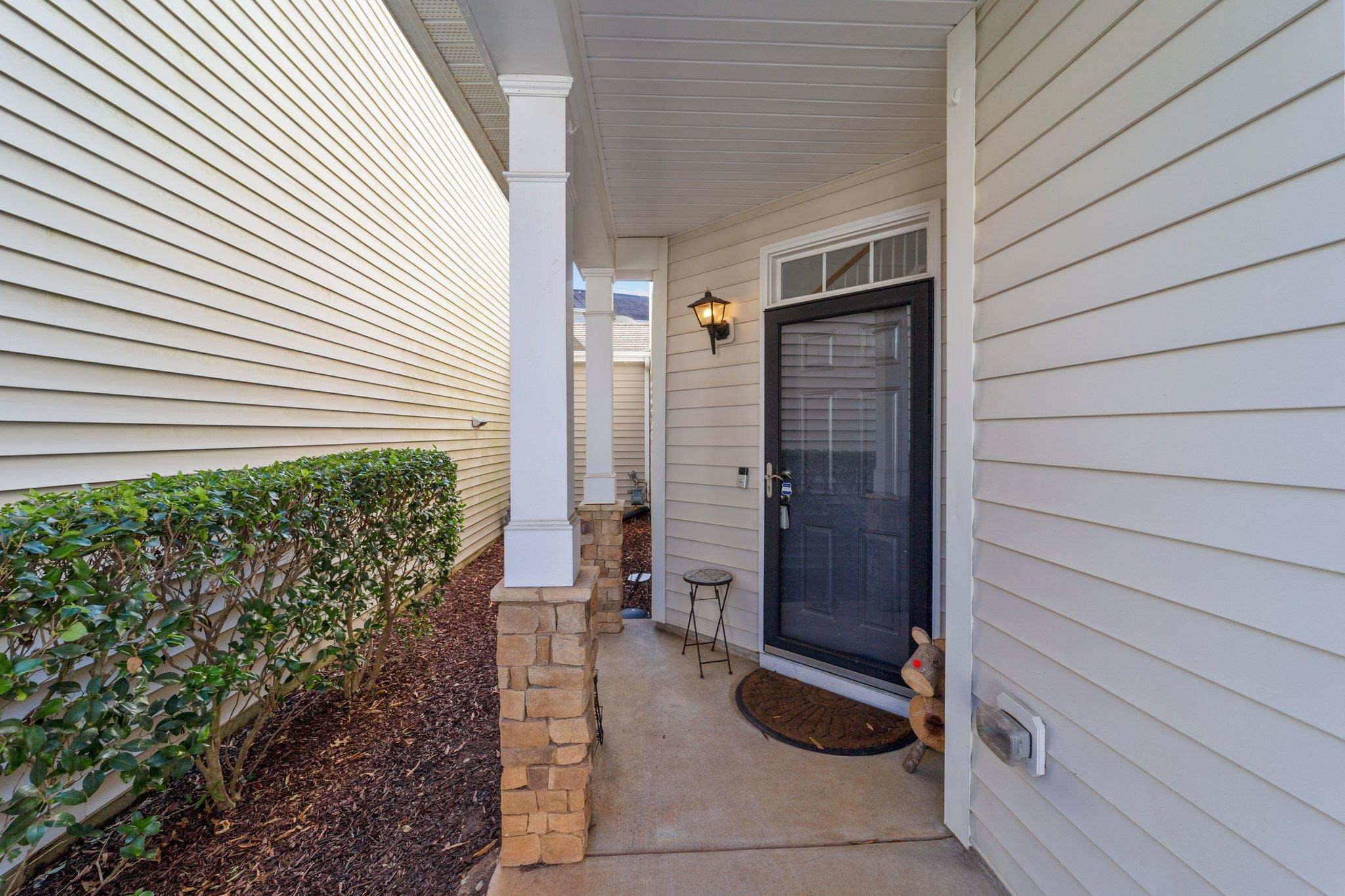 8405 Stoneyard Place Raleigh, NC 27613 - Photo 3 of 24 Covered front entrance perfect for decorating for the holidays! Porch
