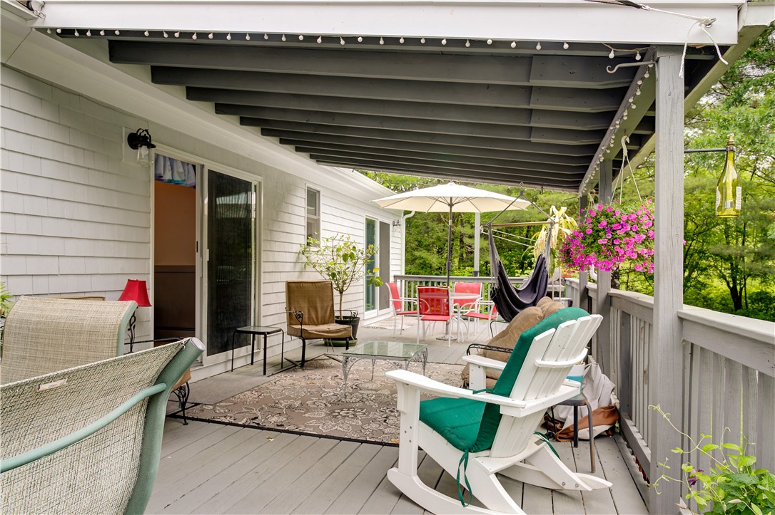 50 Sheffield Hill Road Exeter, RI 02822 - Photo 45 of 50 Deck has Excellent Shade