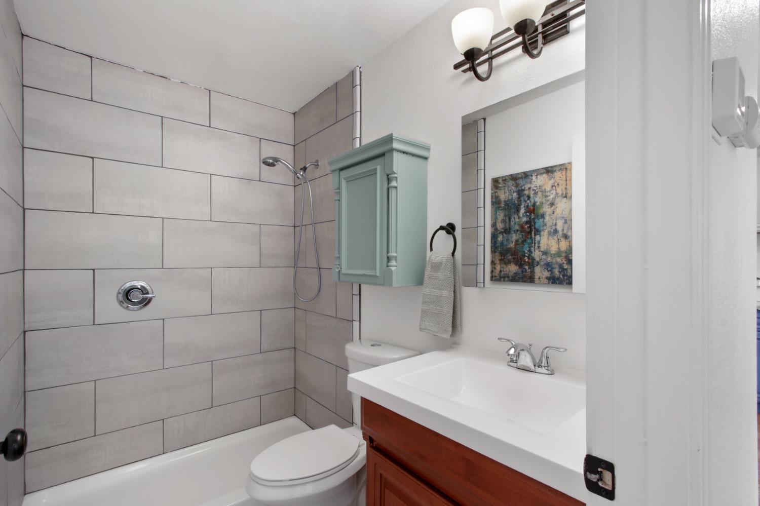 2905 Wood Street Placerville, CA 95667 - Photo 25 of 41 a bathroom with a sink a toilet and shower