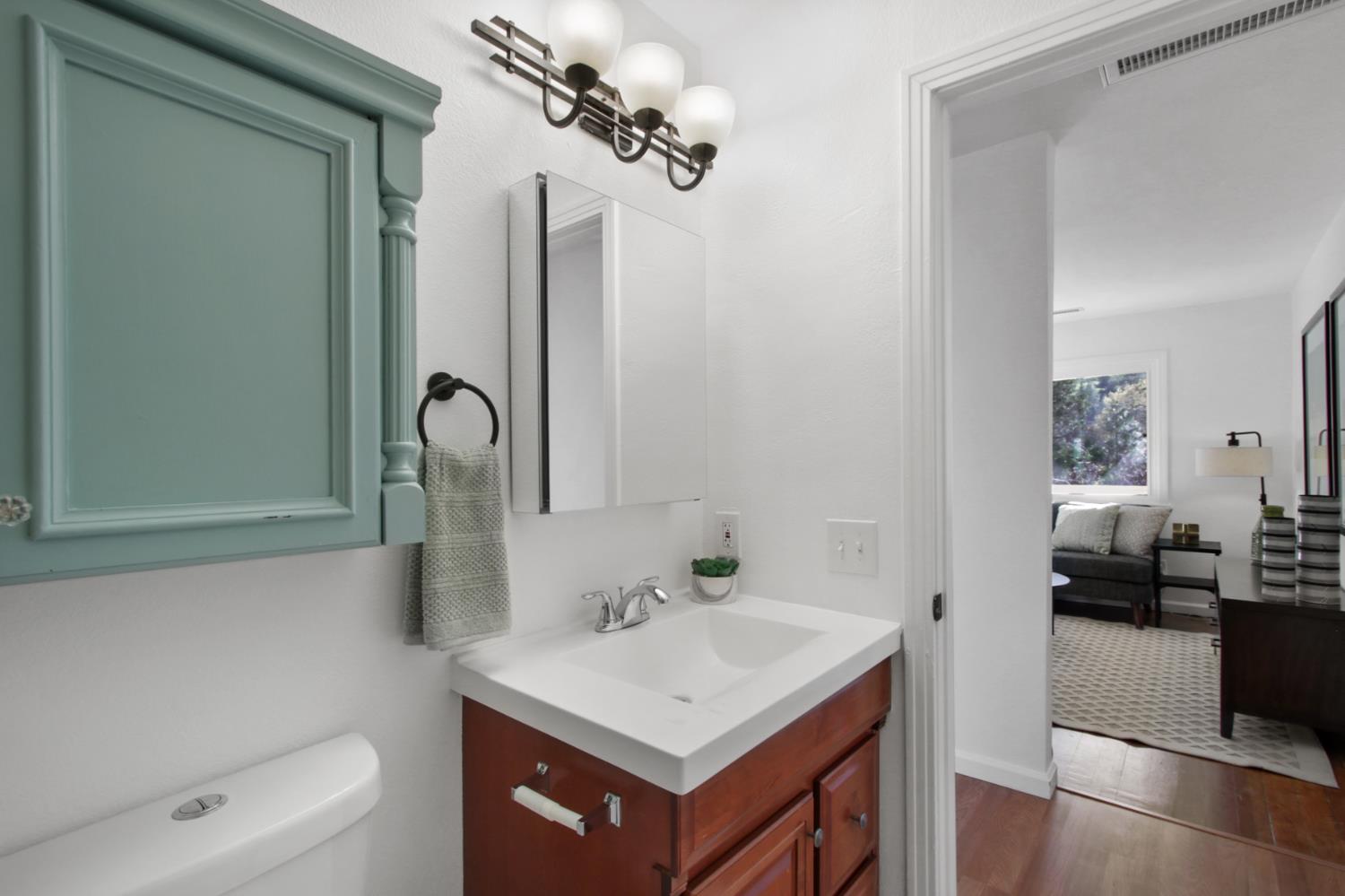 2905 Wood Street Placerville, CA 95667 - Photo 26 of 41 a bathroom with a sink a toilet and shower