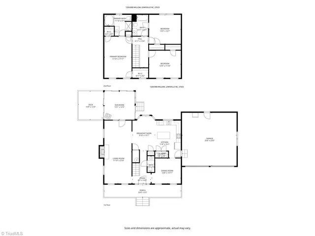 $389,000 | 1204 Bebb Willow Lane, Lewisville, NC 27023