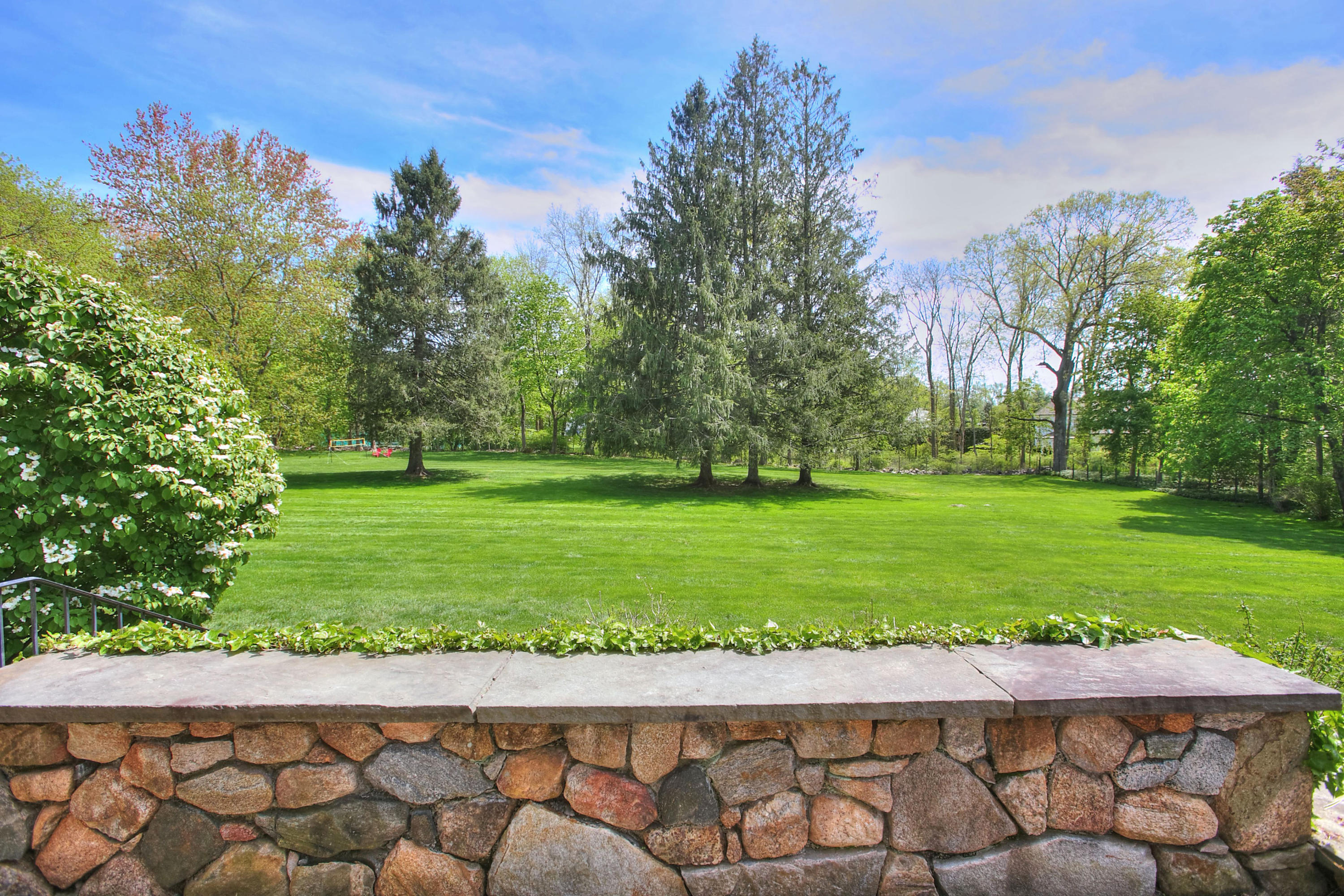 166 West Road New Canaan, CT 06840 - Photo 48 of 52 View from Side Terrace