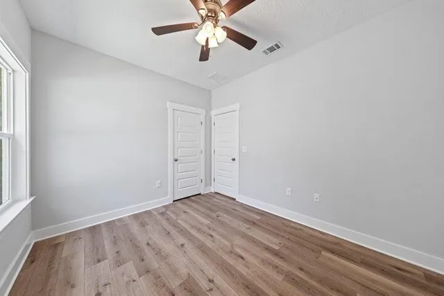 wooden floor in an empty room