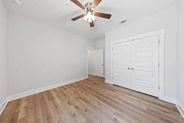 wooden floor in an empty room