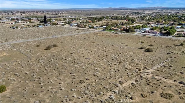 an aerial view of a beach