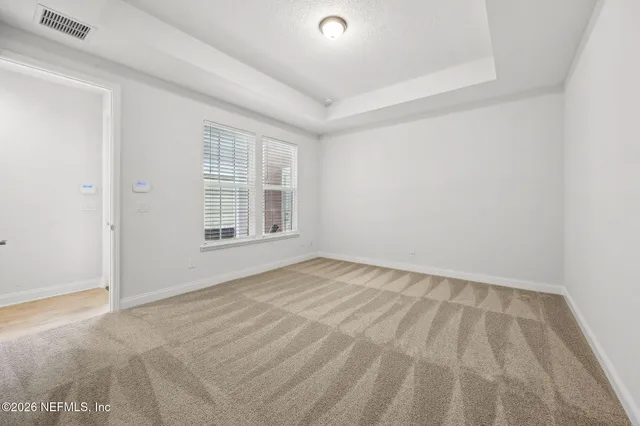 a park view with a bench