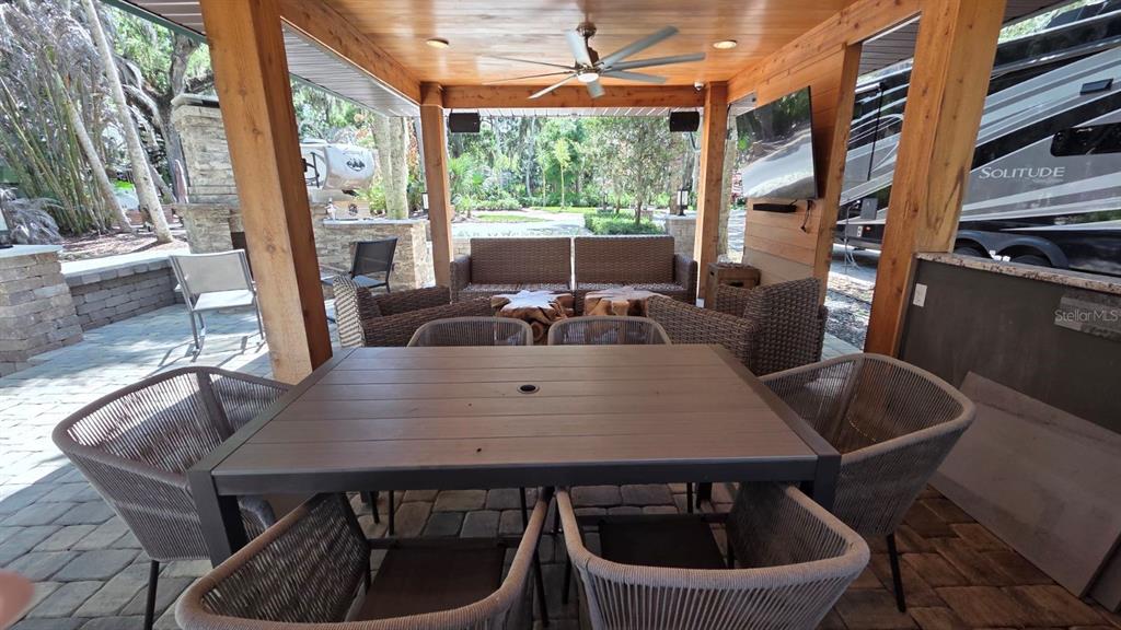 291 Bear Trail River Ranch, FL 33867 - Photo 16 of 23 a view of a dining room with furniture window and outside view