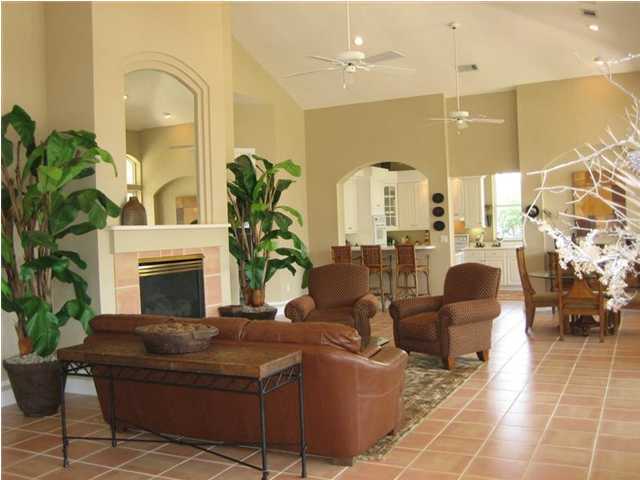 Lot 8 White Cliffs Boulevard Santa Rosa Beach, FL 32459 - Photo 8 of 23 a living room with furniture a fireplace and a potted plant
