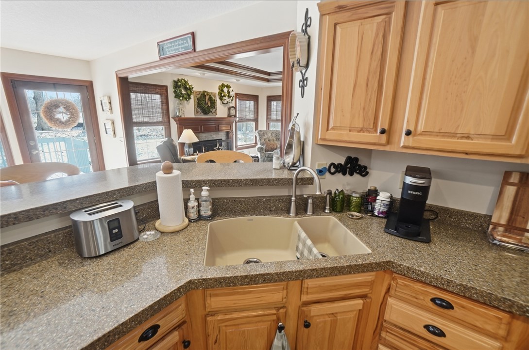 5300 Brookshire Lane Springfield, OH 45502 - Photo 20 of 56 This kitchen showcases a functional layout, perfect for casual dining and entertaining.