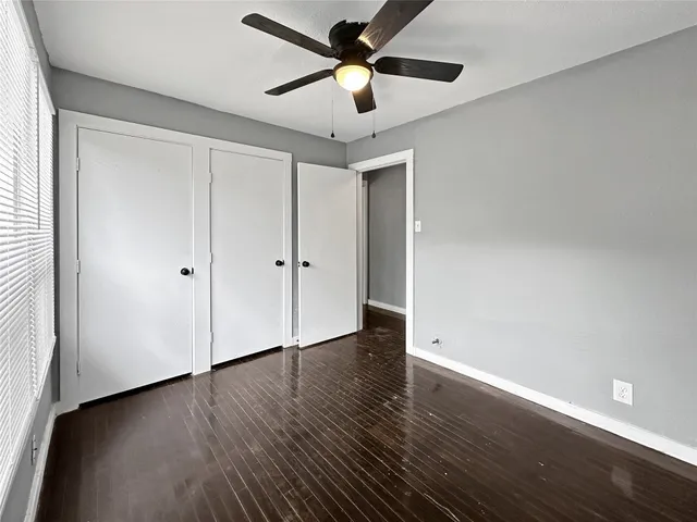 a view of backyard with green space