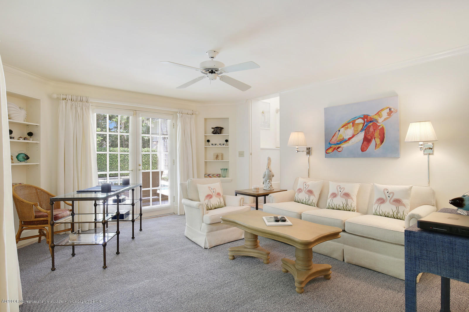 133 Gulfstream Road Palm Beach, FL 33480 - Photo 14 of 20 a living room with furniture and a large window