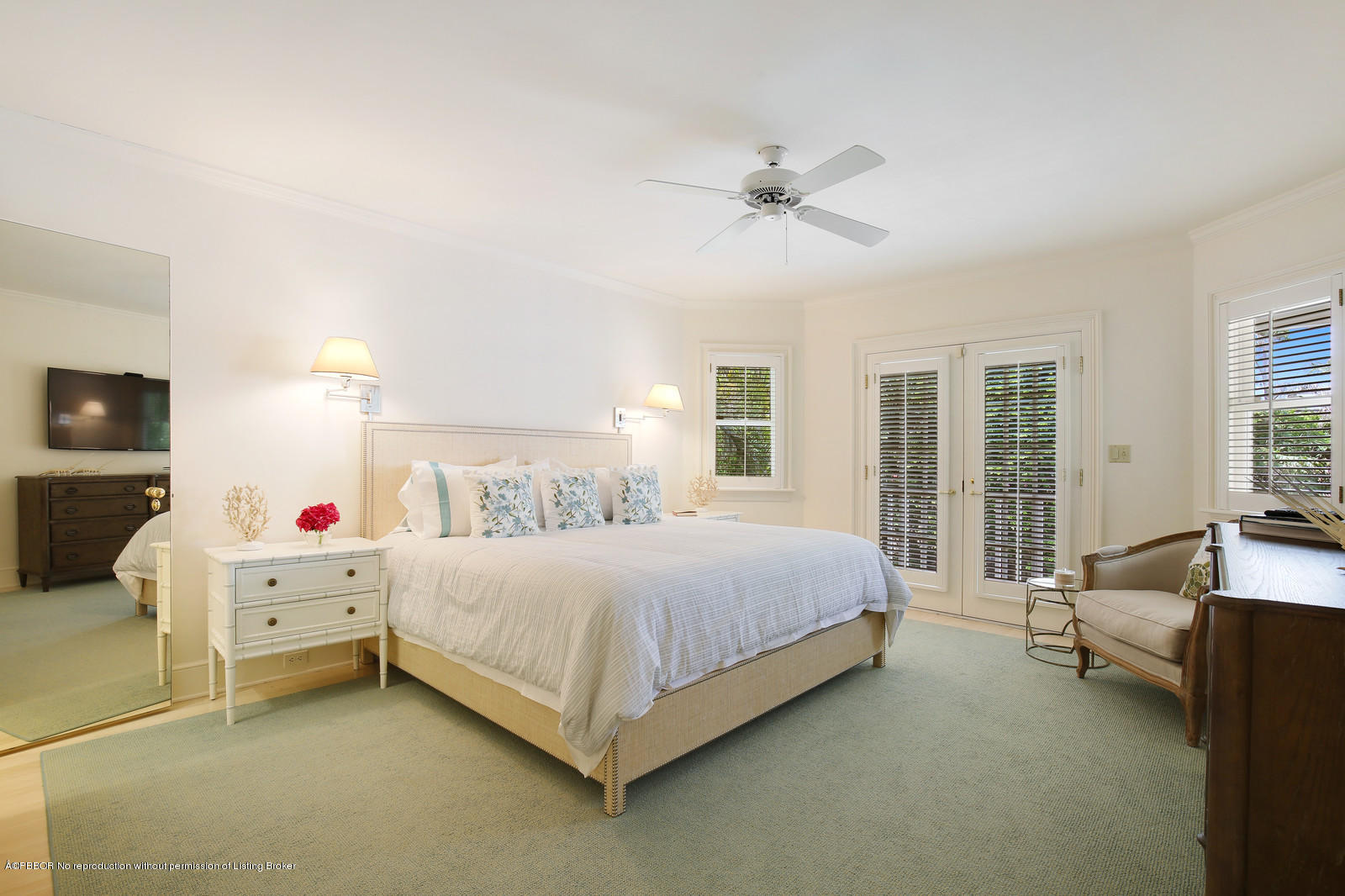 133 Gulfstream Road Palm Beach, FL 33480 - Photo 8 of 20 a bedroom with a bed and a window