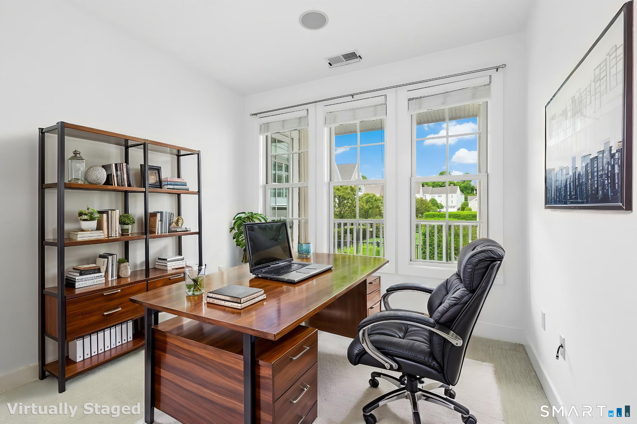 77 Havemeyer Lane, Unit 310 Stamford, CT 06902 - Photo 15 of 22 a work room with furniture and a potted plant