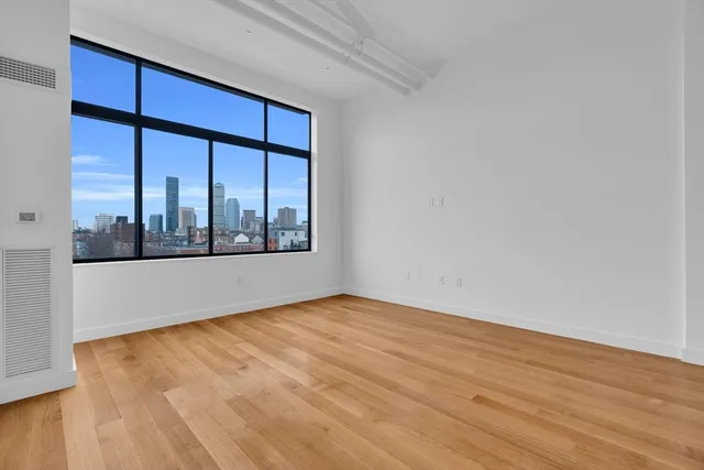 a view of a room with window