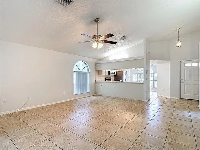 a view of kitchen and window