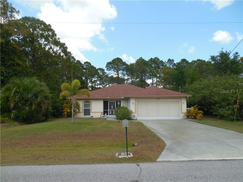 110 Lantana Road Rotonda West, FL 33947 - Photo 1 of 1 FRONT OF 110 LANTANA ROAD, ROTONDA (LAKES),