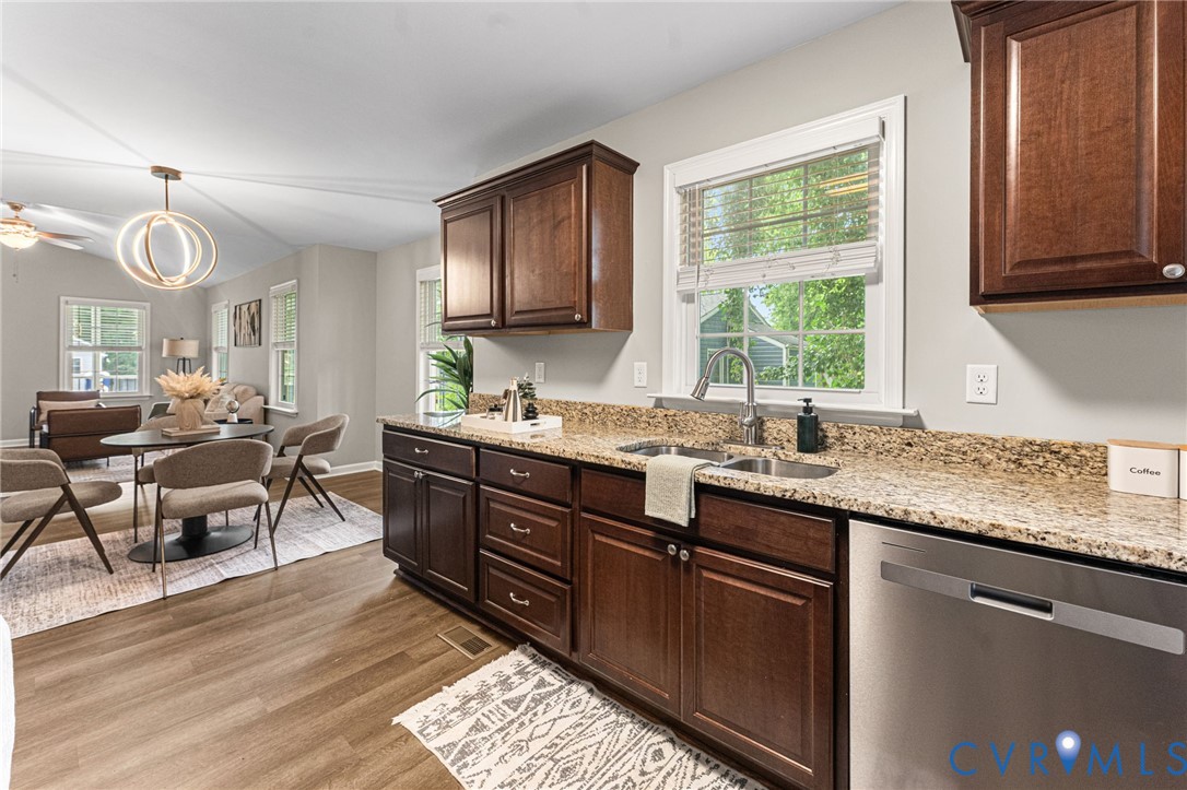 829 Rome Street Petersburg, VA 23803 - Photo 9 of 22 a kitchen with granite countertop lots of counter top space