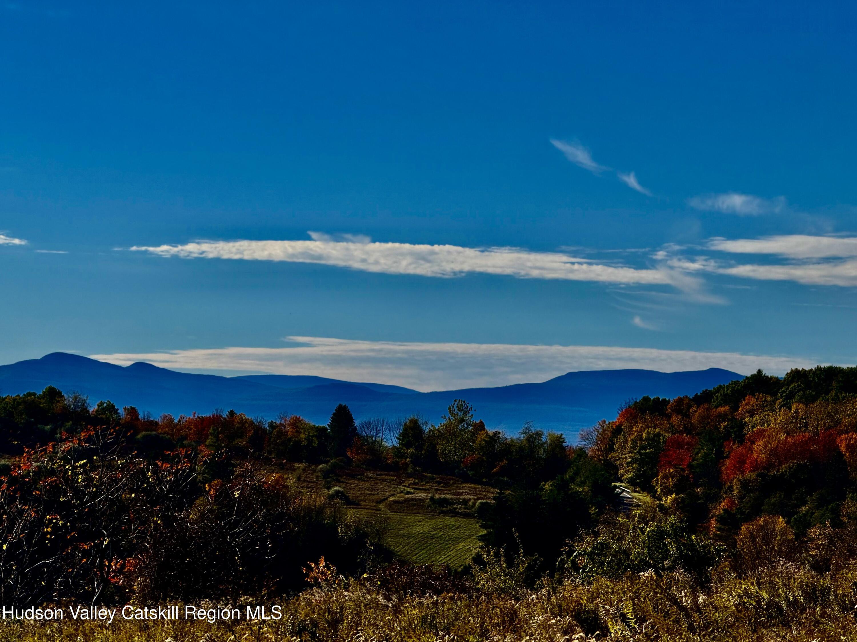 a view of a lake and a mountain