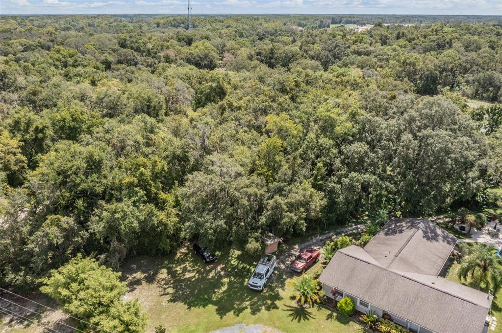 0 Giddens Road Spring Hill, FL 34610 - Photo 8 of 16 an aerial view of residential house with outdoor space and trees all around