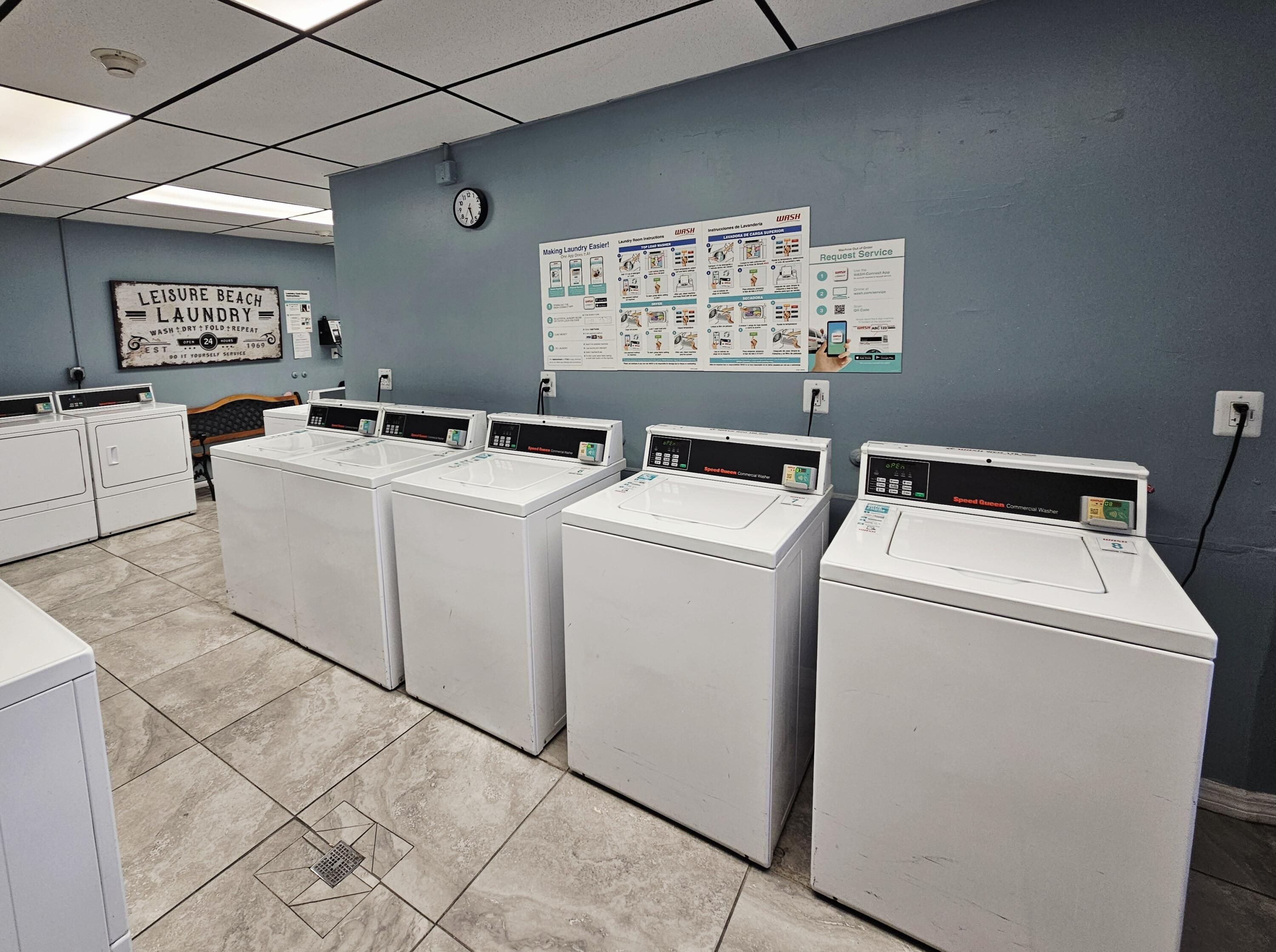 200 South Birch Road, Unit 208 Fort Lauderdale, FL 33316 - Photo 19 of 22 a utility room with dryer and washer